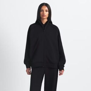 NWOT NikeSKIMS-Matte Tricot Women's Oversized Full-Zip Track Jacket- Size Large